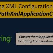 Spring XML Configuration With ClassPathXmlApplicationContext Spring Tutorial Spring Basics