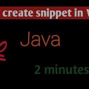 How To Add Snippet For Java In VS Code Add Templates In Vs Code Create Short Cuts In Vs Code