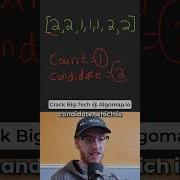 Я НЕНАВИЖУ этот вопрос по кодированию но FAANG его обожает Элемент большинства Leetcode 169