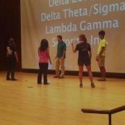 Greek Week Stroll Competition 2011 Delta Zeta Phi Delta Theta Sigma Lambda Gamma
