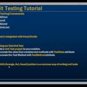 Creating Your First Unit Test