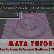 Maya Tutorial How To Create Deformers Nonlinear Wave In Maya