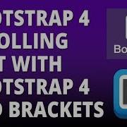 Bootstrap 4 Scrolling Text With Bootstrap 4 And Brackets Text Editor