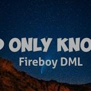 Fireboy DML God Only Knows Official Lyrics Video