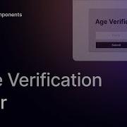 Age Verification Popup For Breakdance Builder Year Variant