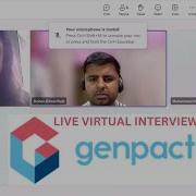 Интервью с Genpact Live Genpact Virtual Live интервью