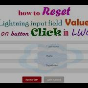 How To Reset Lightning Input Field Values On Button Click Dynamic JavaScript Method Function In LWC