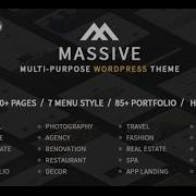 Massive Responsive Multi Purpose WordPress Theme Download