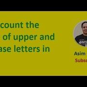 How To Count The Number Of Upper And Lower Case Letters In Python