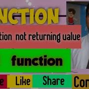 Void Function Function Not Returning Values