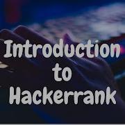 01 Introduction To Hackerrank Hackerrank Solution Problem Solving
