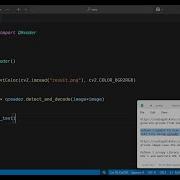 Python 3 OpenCV To Scan Read QRCode Image Save The Data Into Text File Using Qreader Library