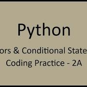Coding Practice 2A Operators Conditional Statements Python NxtWave CCBP
