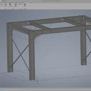 Проектирование стальных конструкций с помощью Autodesk Inventor видеоролик о параметрическом пр