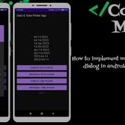 How To Implement Material Date Picker Dialog In Android Studio Kotlin