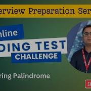 String Palindrome Interview Question Coding Interview Prep Python