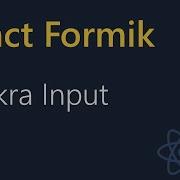 React Formik Tutorial 43 ChakraInput