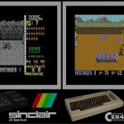 ZX Spectrum Vs C64 OPERATION WOLF Side By Side Comparison