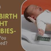 Low Birth Weight In Babies Causes And Effects