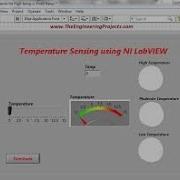 TEMPERATURE SENSING UNIT Using LabVIEW