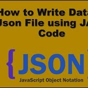 How To Write Data To Json File Using JAVA Code