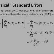 Core Empirical Research Methods Robust Standard Errors