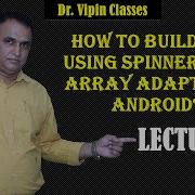 Spinner Using Array Adpater In Android
