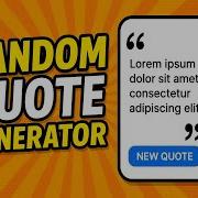 Random Quote Generator Using HTML CSS JavaScript Mini Project For Beginners