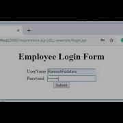 Login Form Using JSP Servlet JDBC MySQL Example