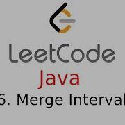 Merge Intervals Leetcode 56 Java