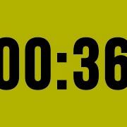 36 Second Timer Countdown No Music With Alarm