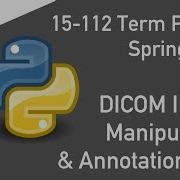 Basic Python Based DICOM Image Manipulation Annotation Tool 15 112 Term Project