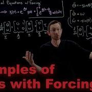 Systems Of Differential Equations With Forcing Example In Control Theory