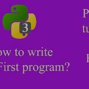 Write Your First Python Program Hindi