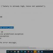 Oracle SQL PLSQL Session 22 PLSQL Exceptions User Defined Unnamed Predfined Exceptions