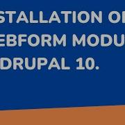 Installation Of Webform Module In Drupal 10