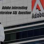 Adobe Interesting SQL Interview Question
