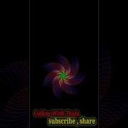 Glowing Flower Design By Using Pydroid 3 App Python Short Coding Python Pythonturtle