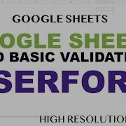Google Sheets Userform Add Basic Form Validation