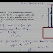Silent Lecture Variable Mass Laws Of Motion Solution To Irodov 1 157 Chain Falling On A Table