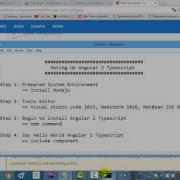 Install Angular 2 Typescript
