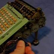 Monroe Mechanical Calculator With Covers Off Model L