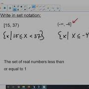 A2 1 1 Set Interval Notation Practice