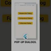 Pop Up Dialogs Flutter Quick Tutorial