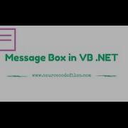 Messagebox Function In VB NET