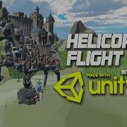 Helicopter Controller Made With Unity 3D Environment Low Poly