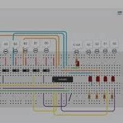 4 Bit Binary Adder Using Tinkercad Simulation