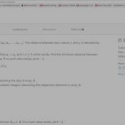 Portfolio Pre Interview Whiteboard HackerRank Minimum Distances