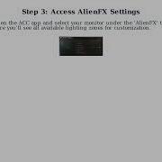 Как изменить подсветку на мониторе Alienware AlienFX Zones Effects