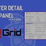 React Ag Grid Tutorial Implementing Master Detail Panel In Data Grid Codenemy Tutorial